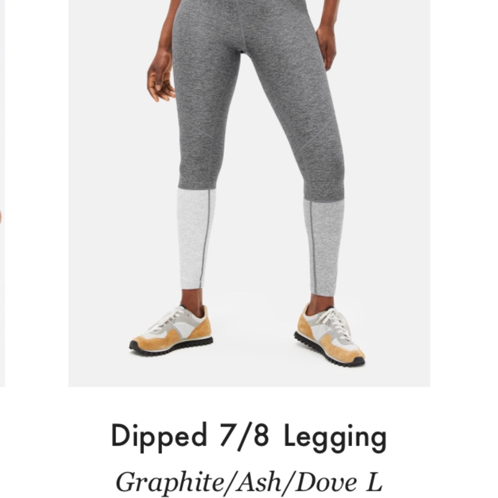 Outdoor Voices 7/8 Dipped Legging, Gray